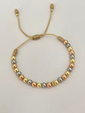 Pulsera 3 oros (5mm)