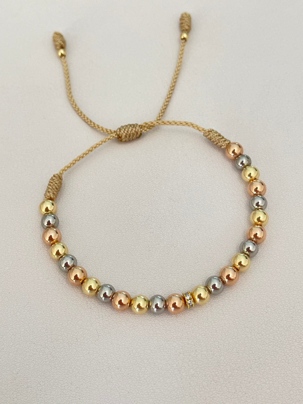 Pulsera 3 oros (5mm)