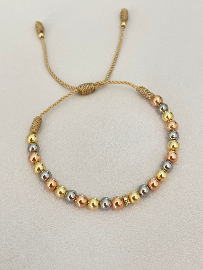 Pulsera 3 oros (5mm)