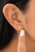 Arete Cruz 6 circonias 0.8mm
