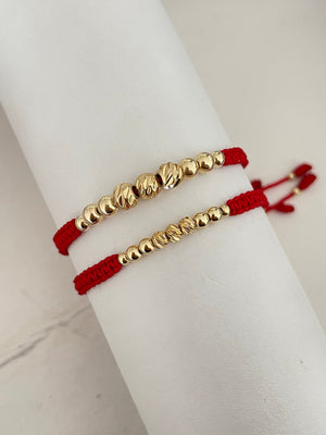 Pulseras de parejas diamantado (6mm, 5mm y 4mm)
