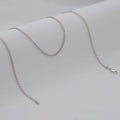 Cadena Cubana Cruzada 2,4 mm 65 Cms