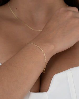 Pulsera Escalerita Con Destellos IT 1.7 mm 16.5 Cms