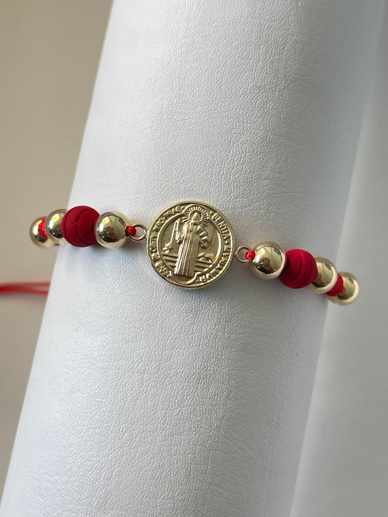 Pulsera San Benito grande 6mm