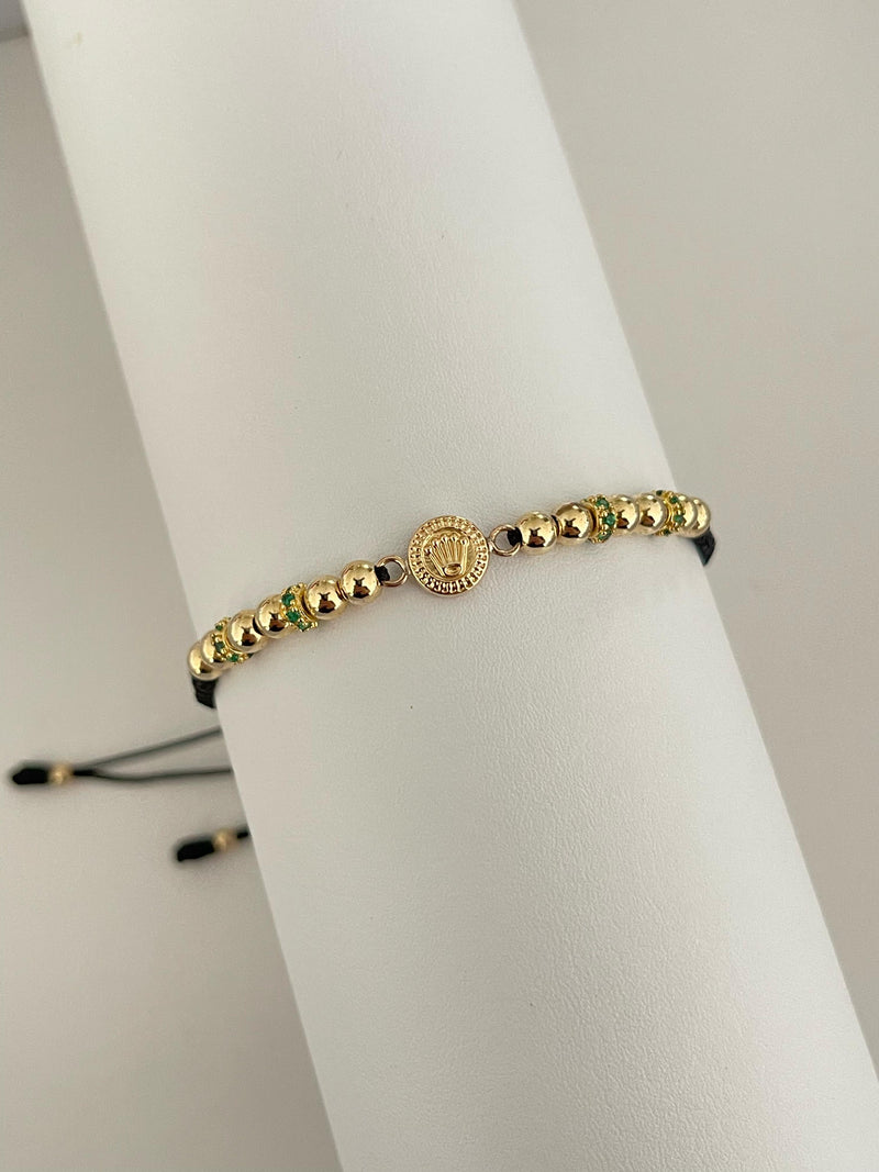 Pulsera Rlx con circones verde