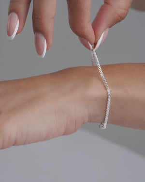 Pulsera china 2mm 16 cms