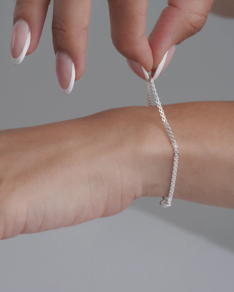 Pulsera china 2mm 16 cms