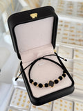 Pulsera trebol negro exclusive. N° de Balín: #4 diamant.