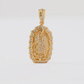 Dije medalla de Guadalupe cristal
