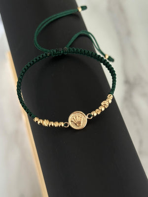 Pulsera corona (balín #3 y #4)
