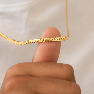 Cadena serpiente 4mm 65 Cms