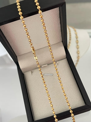 Cadena militar diamantada 3mm exclusive (60cm)