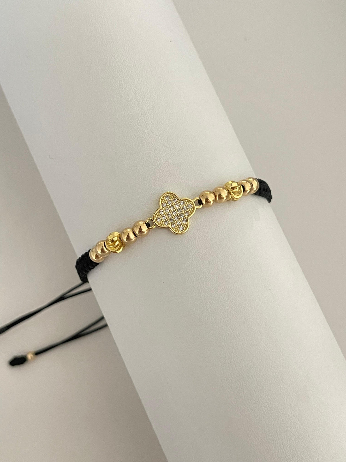 Pulsera clover circonia (5mm) (4mm)