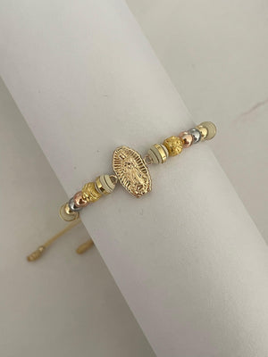 Pulsera Guadalupe tallada