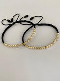 Pulseras pareja circon (4mm)