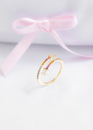 Anillo sunrises ajustable
