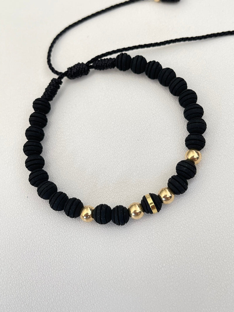 Pulsera balin 5mm y neopreno 6mm
