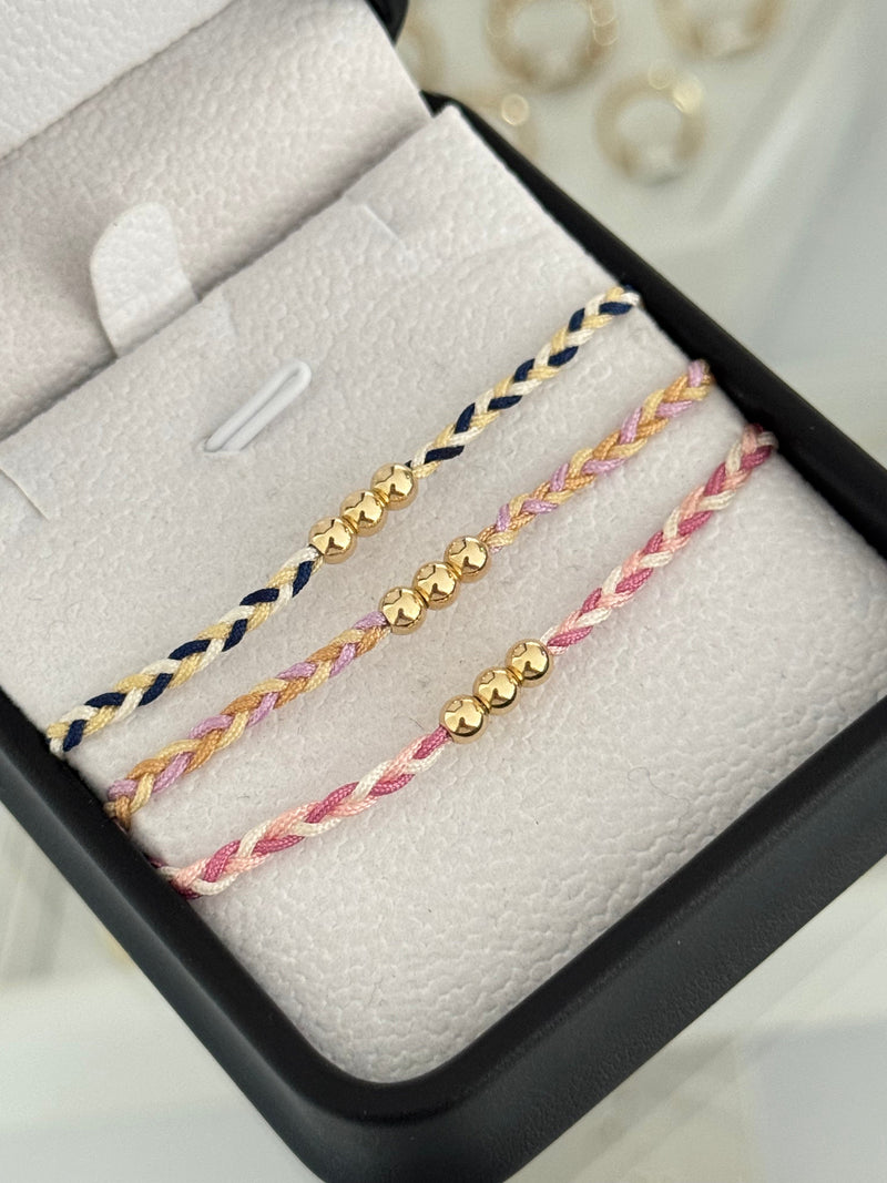 Pulsera trenzada. N° de Balín: #4.