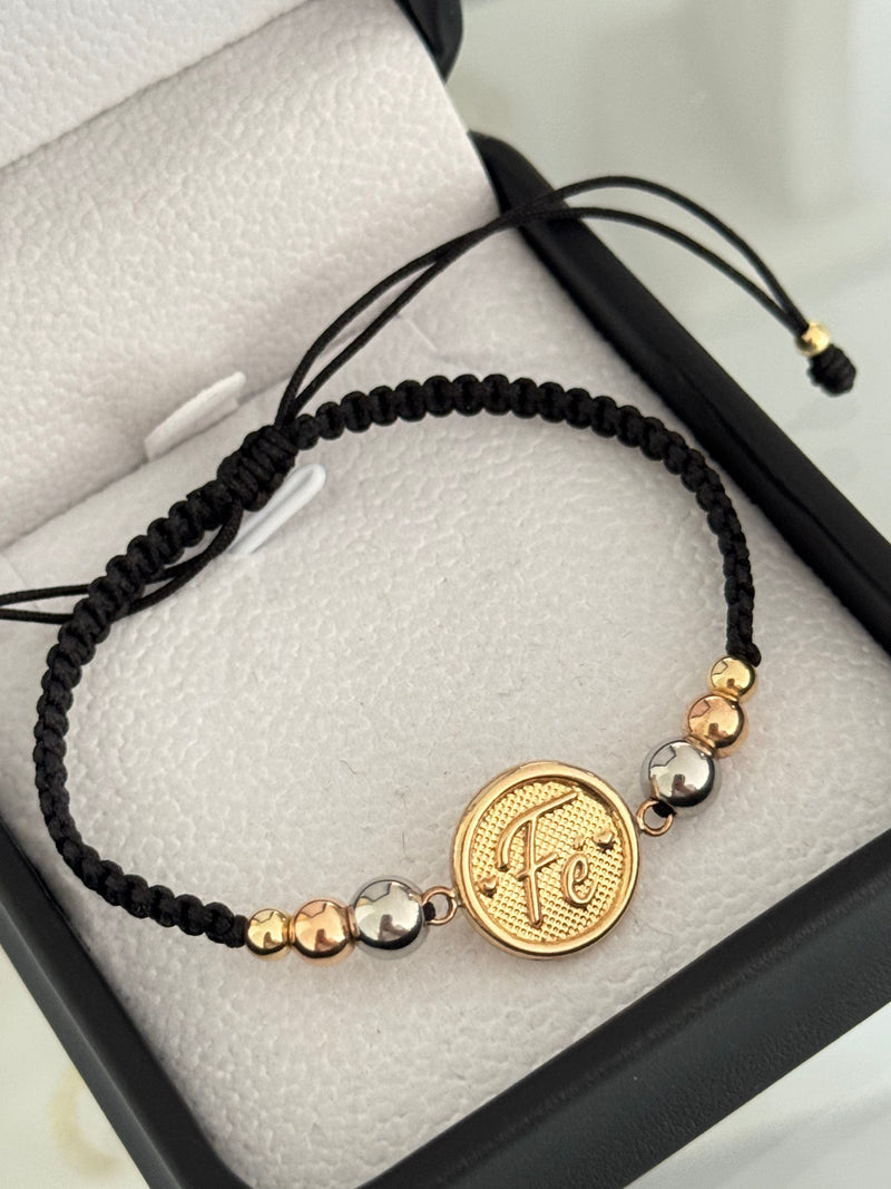 Pulsera fé. N° de Balín: #6 acero, #5 rosado, #4.