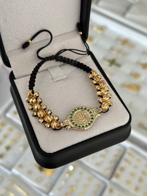 Pulsera rlx grande diamantada. N° de Balín: #4, #6.
