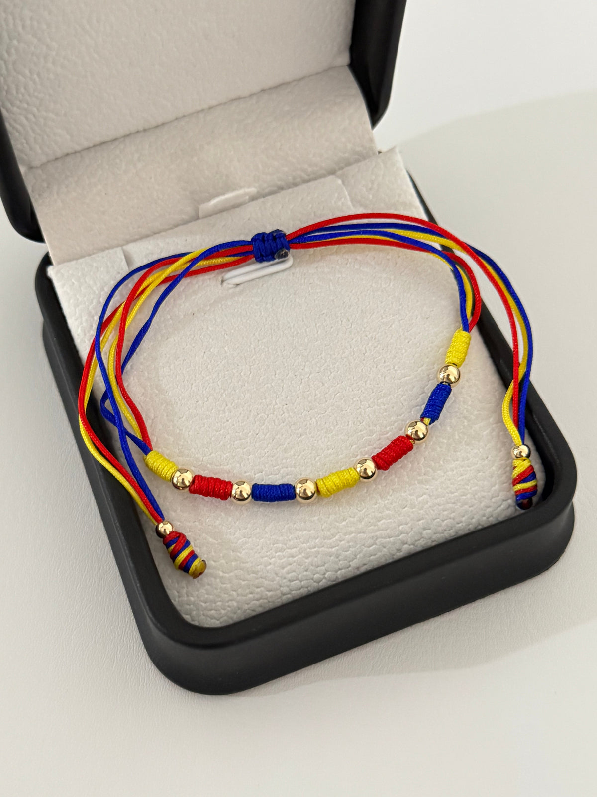 Pulsera tricolor lisa N° de Balín: #3