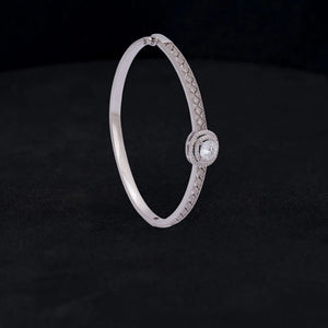 Brazalete halo MT, plata ley 925