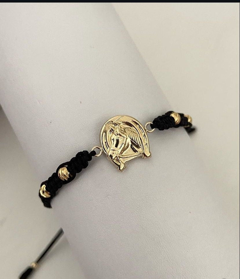 Pulsera caballo con balin diamantado #4