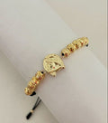Pulsera caballo con balin diamantado #6