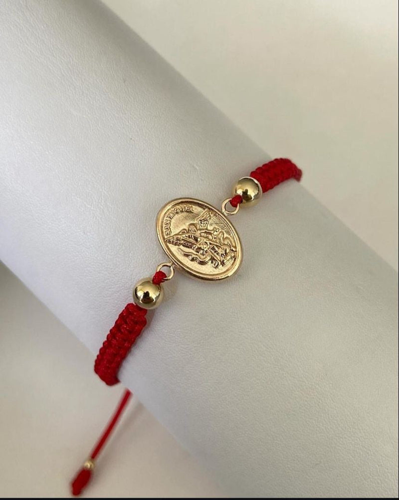 Pulsera San Miguel Arcangel con balines #5