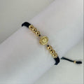 Pulsera dije virgen de Guadalupe con balines #5