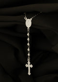 Rosario Milagrosa 55 Cms Plata ley 925