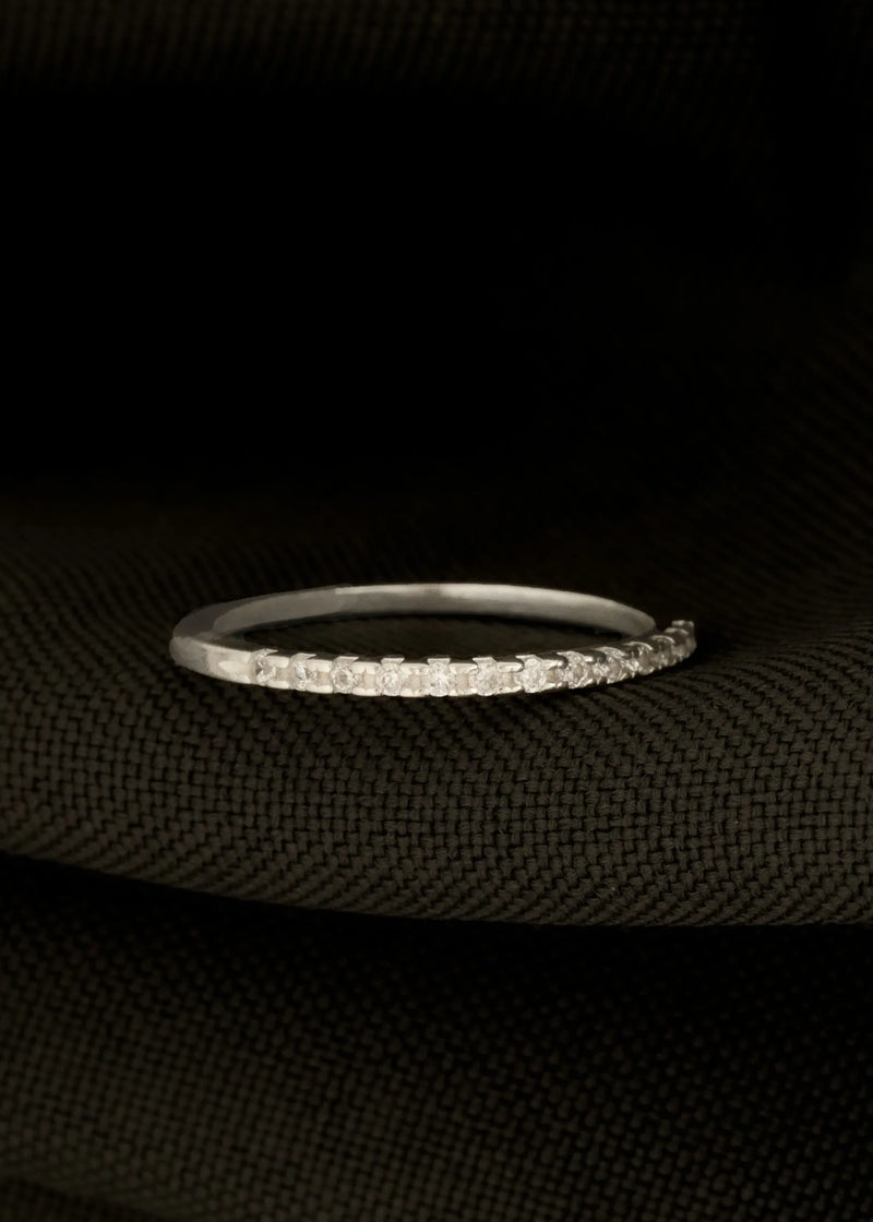 Anillo destello plata ley 925