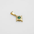 Dije estrella verde