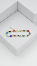 Esclava ojo turco multicolor 16cms + Extensor