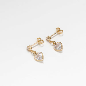 Topos corazón circonias 1.7cms