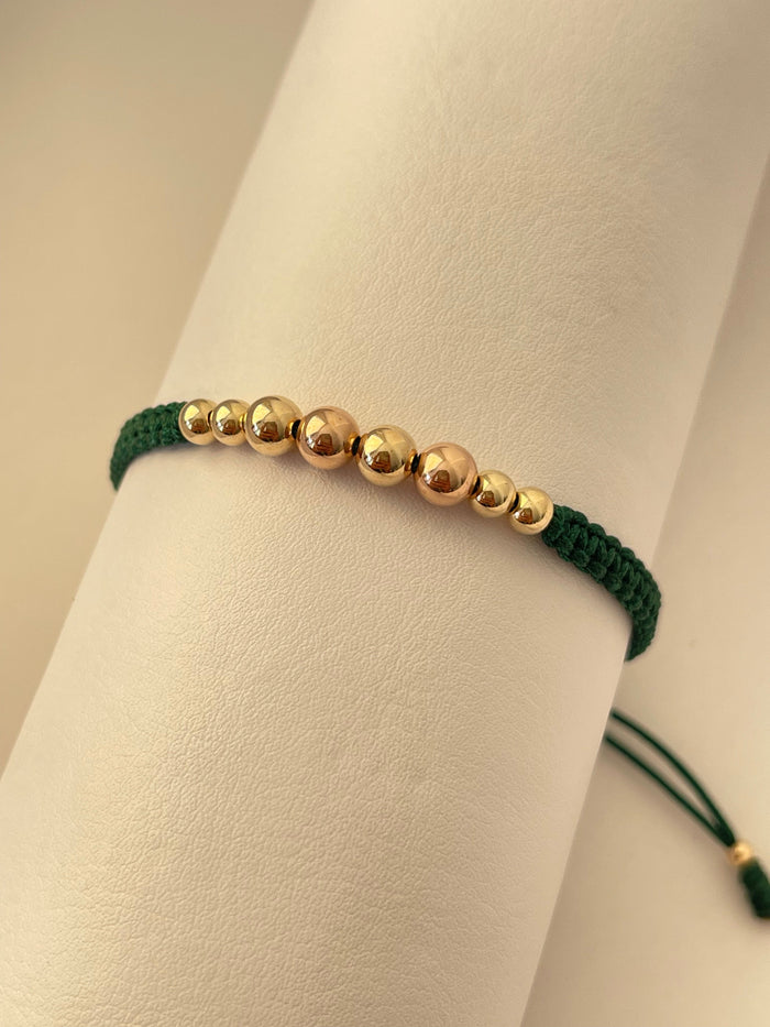 Pulsera 2 oros (5mm-4mm)