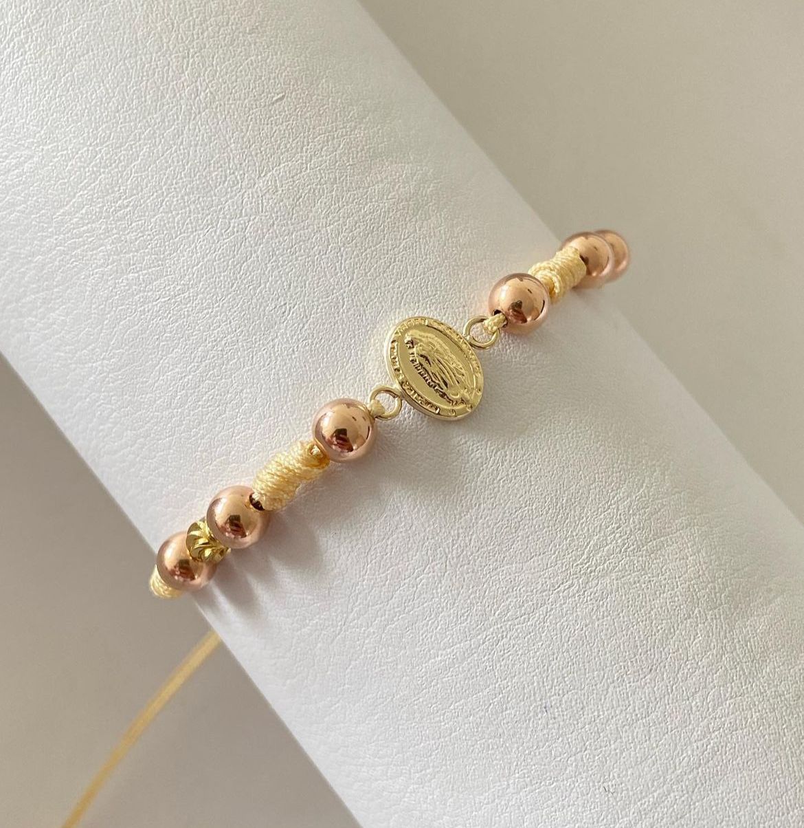 Pulsera virgen Guadalupe peq (6mm,5mm)