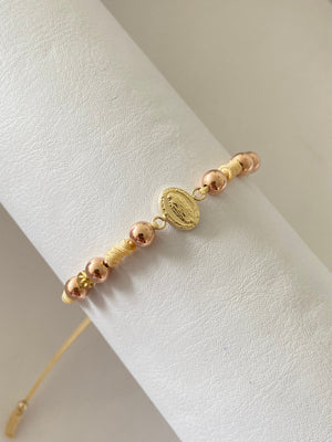 Pulsera virgen Guadalupe peq (6mm,5mm)