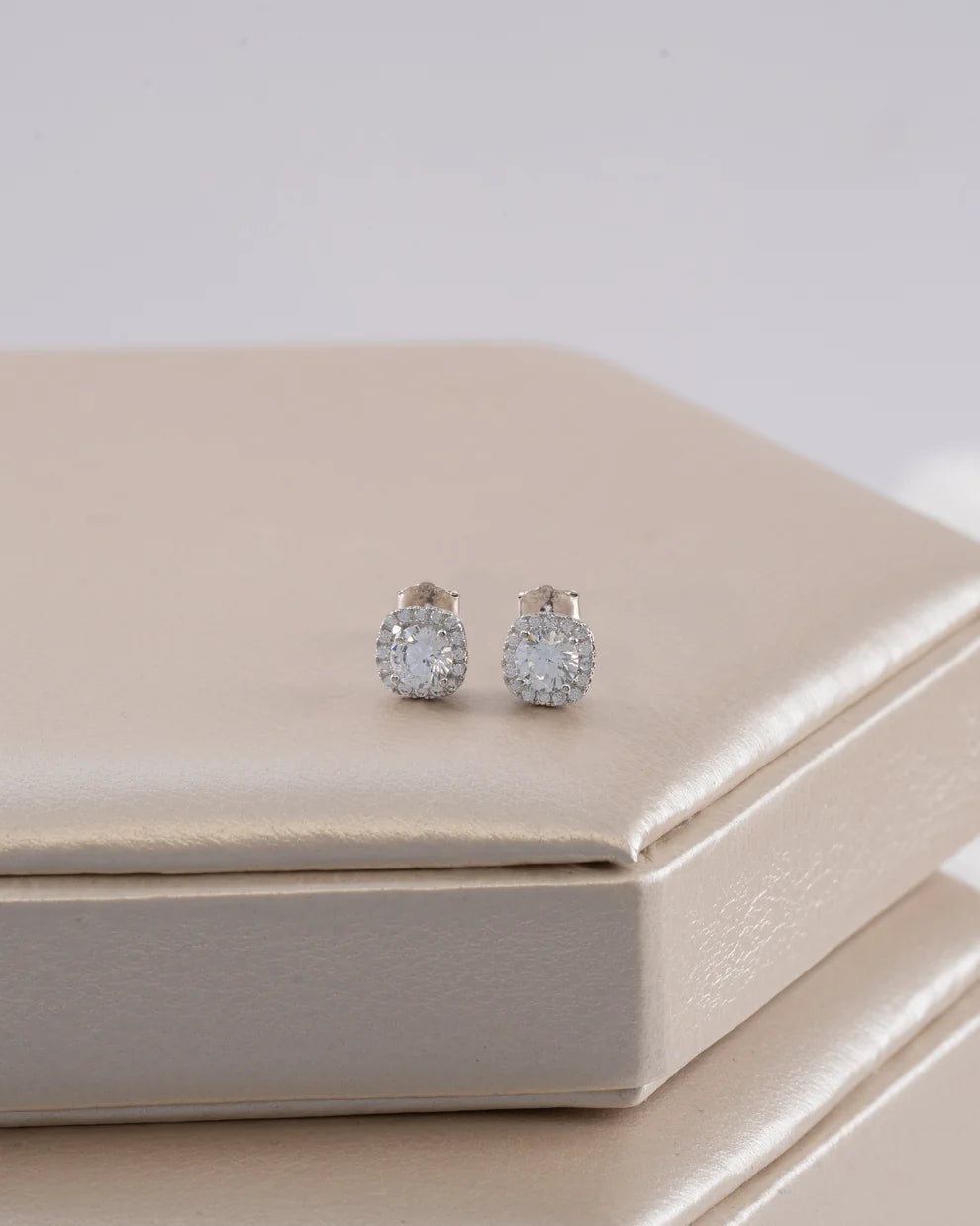 Aretes cristal halo 6,5 mm